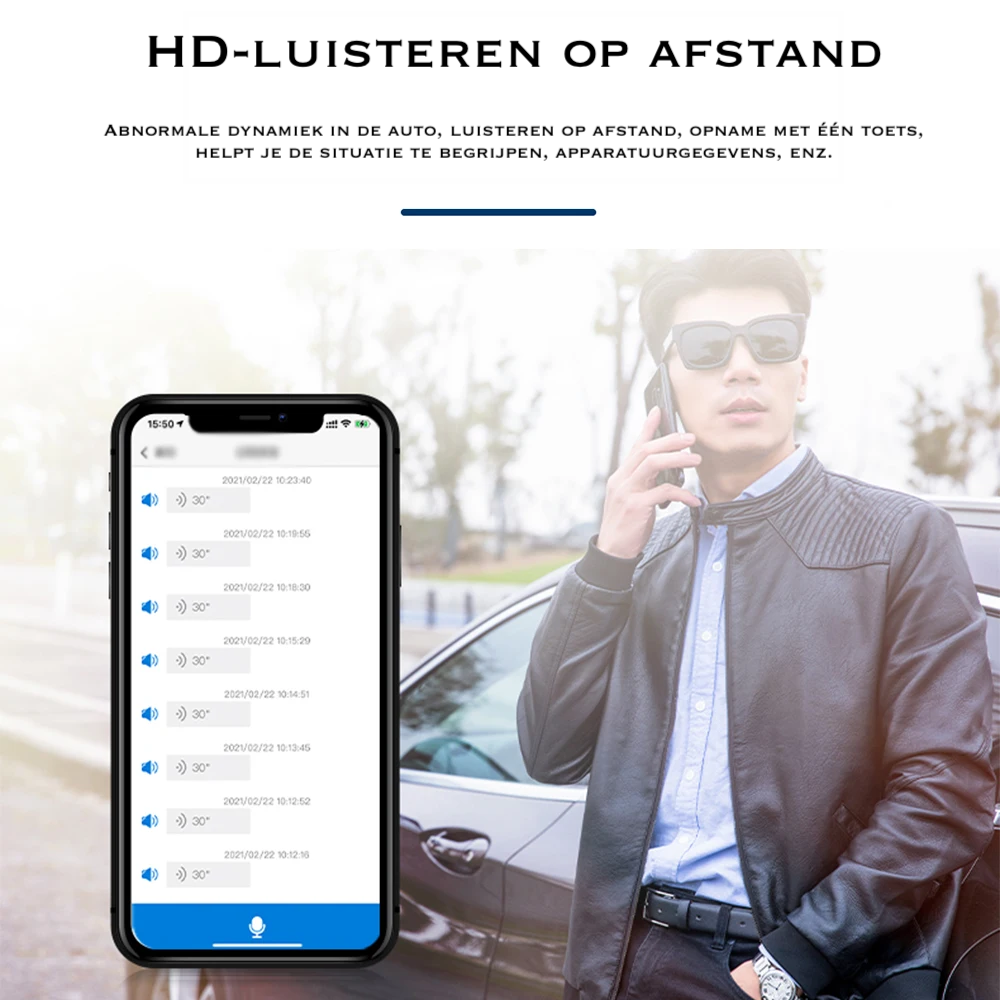 Compacte magnetische GPS-tracker voor voertuigen, zwart veldachtig ontwerp, ideale realtime beveiligingstracer.