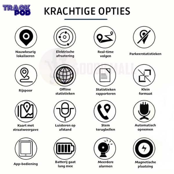 Compacte magnetische GPS-tracker voor voertuigen, zwart veldachtig ontwerp, ideale realtime beveiligingstracer.