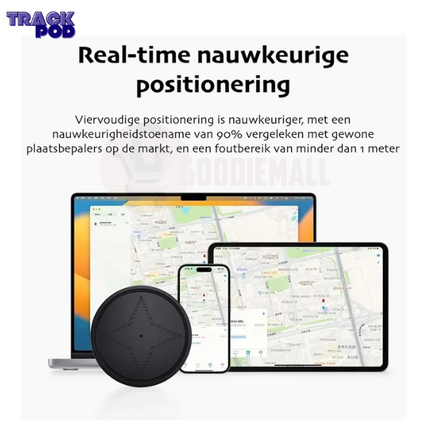 Compacte magnetische GPS-tracker voor voertuigen, zwart veldachtig ontwerp, ideale realtime beveiligingstracer.