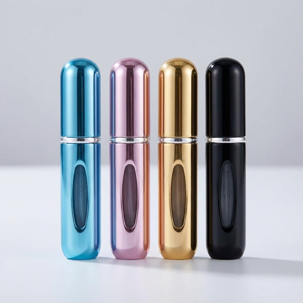 Luxe navulbare parfumflesje, compacte reisflacon. Perfect als cadeau, geschikt voor elke geur en handbagage.