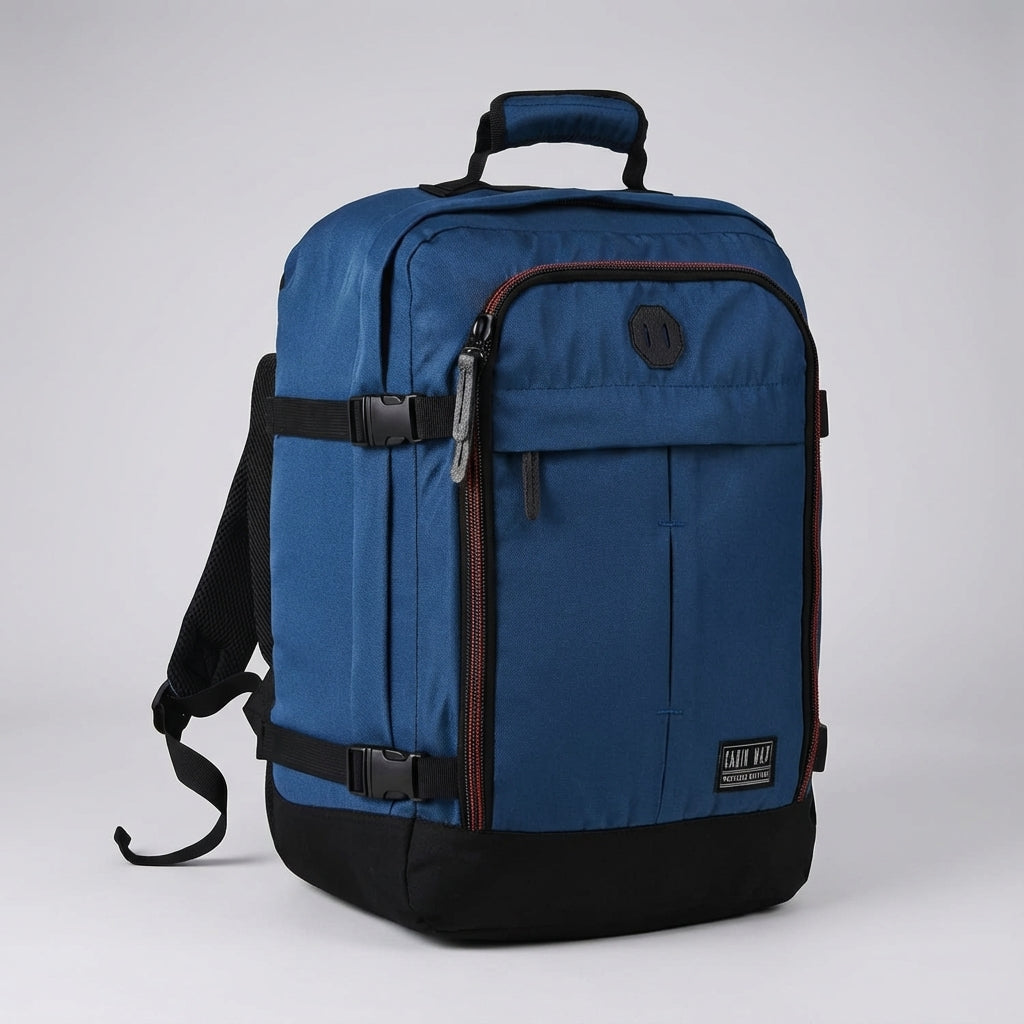 Duurzame NomadLite 30 liter reisrugzak, compact model voor dames en heren, ideaal als daypack.