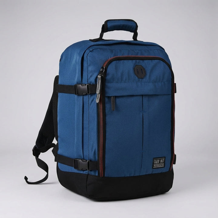 Duurzame NomadLite 30 liter reisrugzak, compact model voor dames en heren, ideaal als daypack.