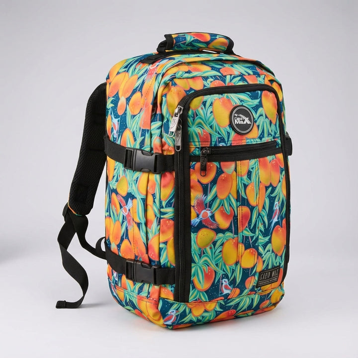 Grijze NomadLite 30L reisrugzak, robuuste unisex daypack, speciaal voor onder de stoel in het vliegtuig.