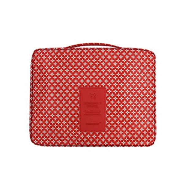 Functionele waterdichte make-up organizer, compacte reistas voor dames cosmetica.
