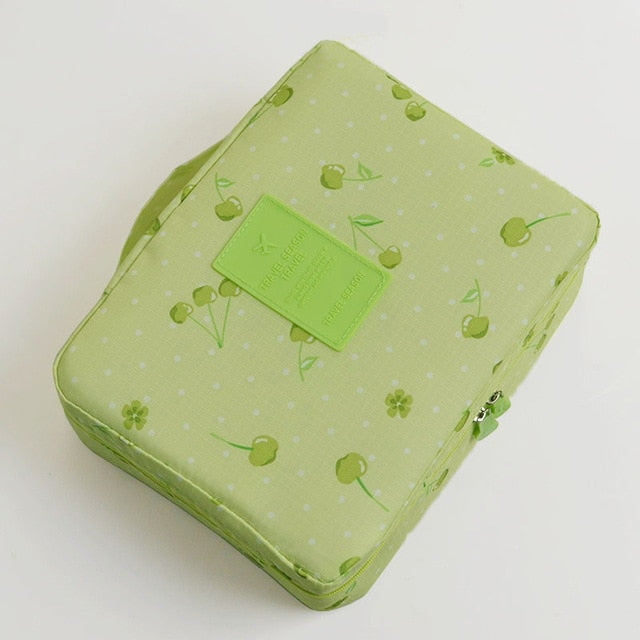 Waterdichte make-up reistas dames, compacte organizer voor toiletartikelen en cosmetica.