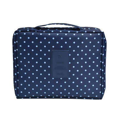 Georganiseerde make-up voor reizen met deze compacte waterdichte dames toilettas en organizer.