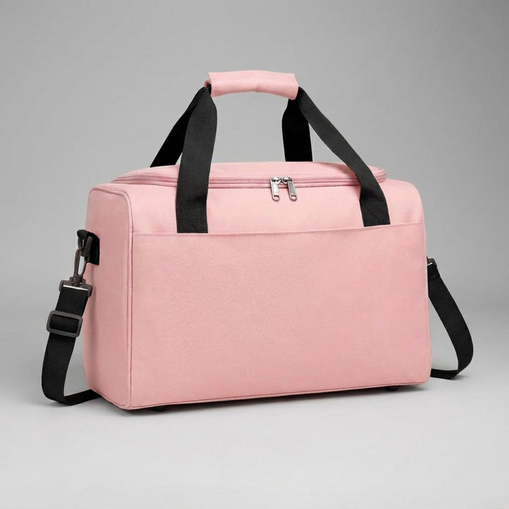Zwarte weekendtas Airlite, compact en functioneel, klaar voor elk georganiseerd reisavontuur.