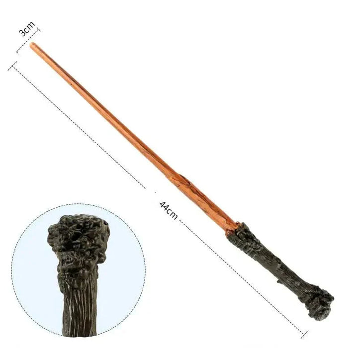 "Compleet Harry Potter kostuum met authentieke Hogwarts-jas, bril, sjaal en toverstok; ideaal voor fantasieavonturen."