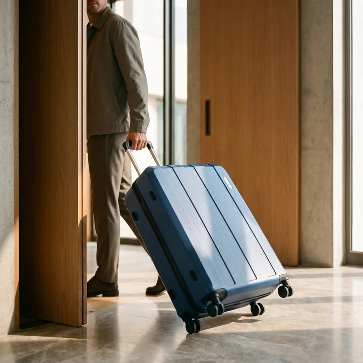 Complete 5-delige hardcase bagageset met zwenkwielen en TSA slot voor zorgeloos reizen.