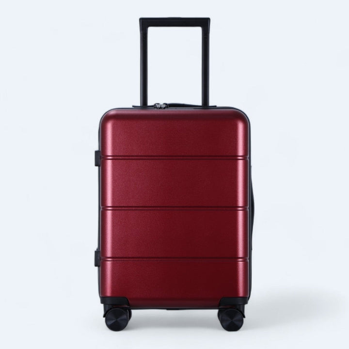 Harde reiskofferset Atlas Explorer, met 4 geruisloze wielen voor stil transport.