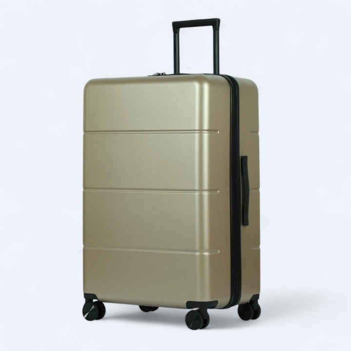 Complete harde reisbagage Atlas Explorer, comfortabel en moeiteloos te vervoeren.
