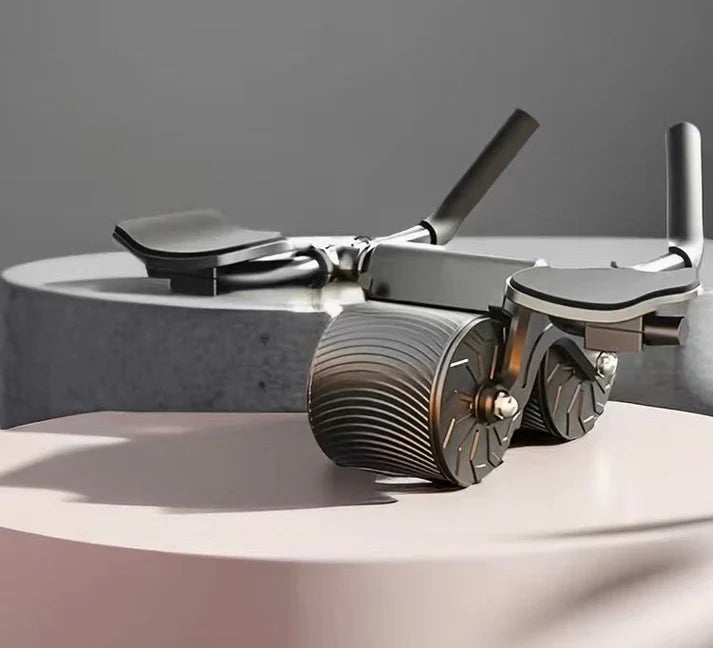 "CoreMaster buikspiertrainer, fitnessapparaat met brede wielen, ergonomische antisliphendels voor totale lichaamstransformati