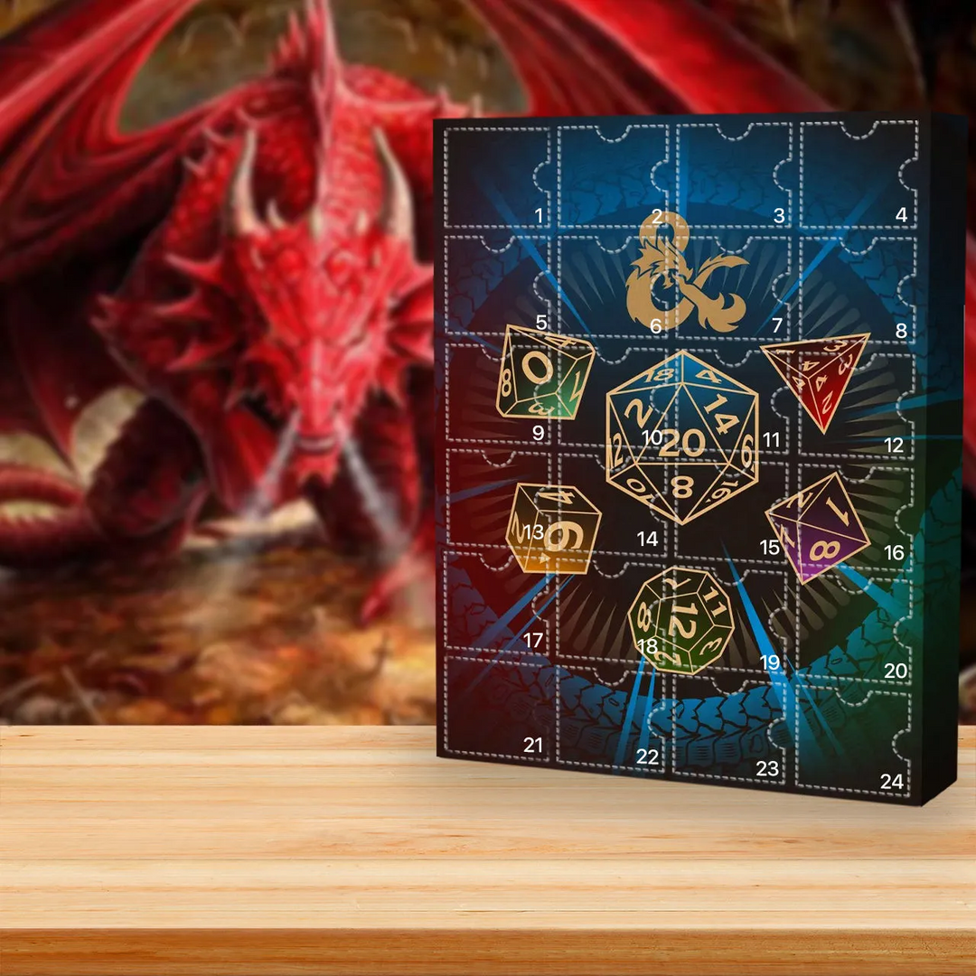 Perfect gaming cadeau: D&D adventskalender om de feestdagen te vieren met unieke fantasy ornamenten.