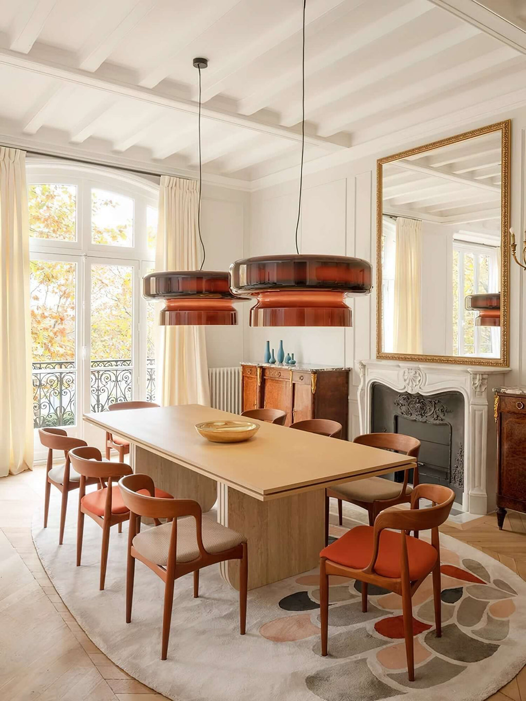 Bohemien Stijl Hanglamp - Glas & Metaal LED