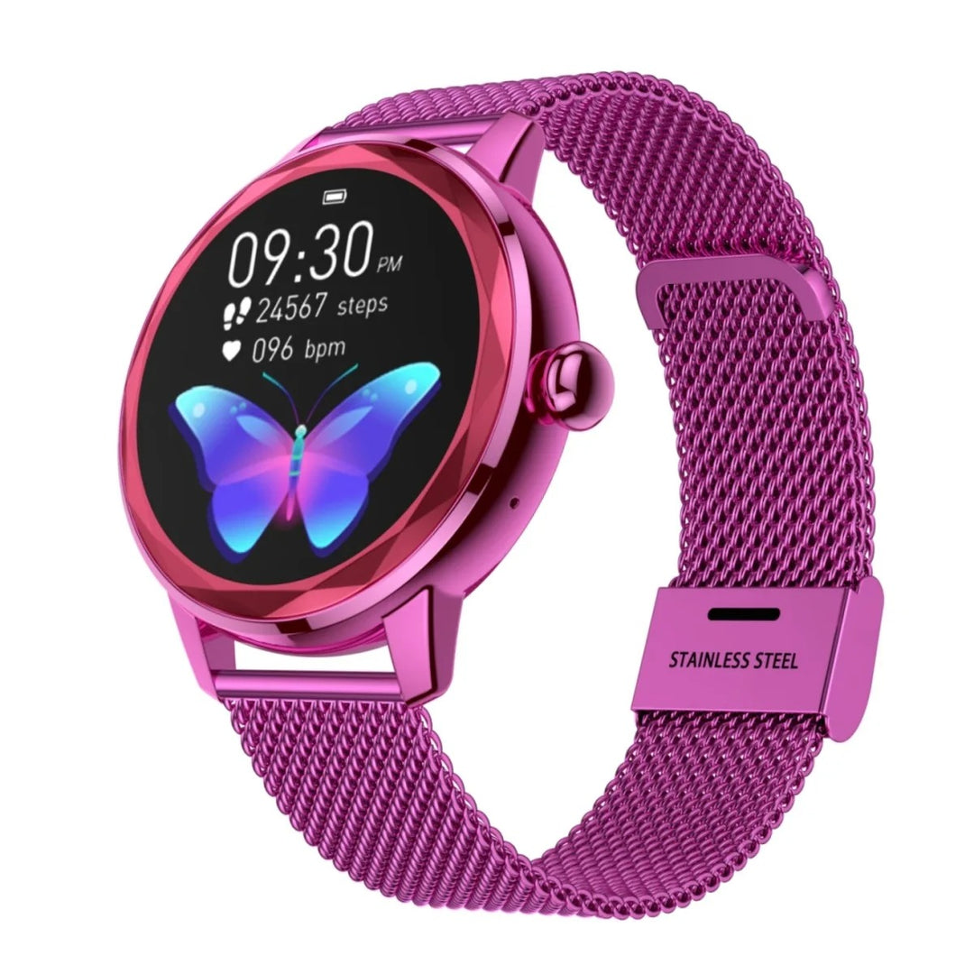 Dames Smartwatch Smart Gold – Luxe Sporthorloge Roestvrij Staal