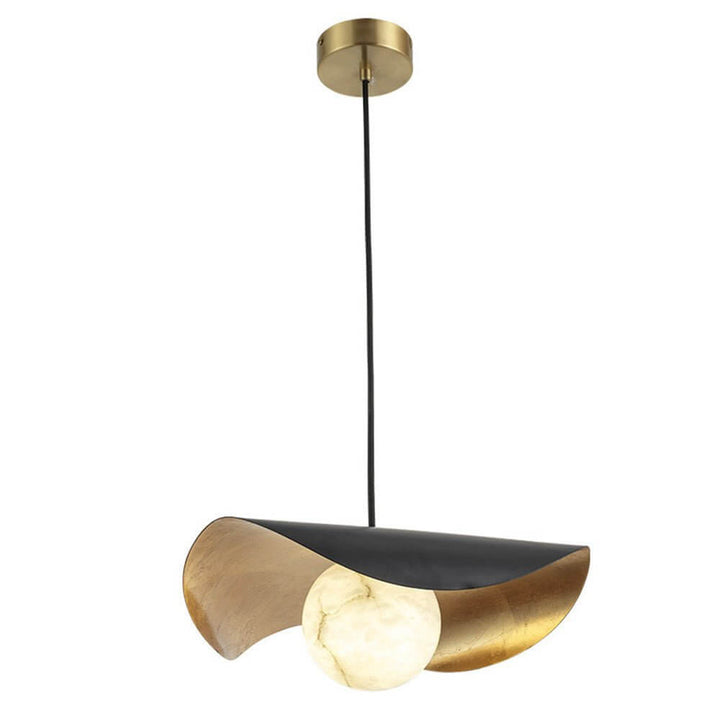 Moderne Hanglamp met Marmeren Design