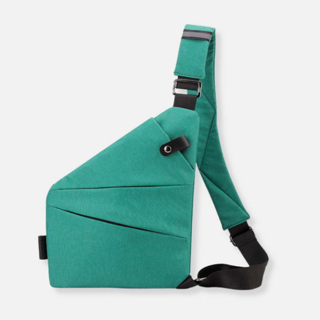 Dames reistas met RFID bescherming, veilige anti-diefstal crossbody voor paspoort en portemonnee.