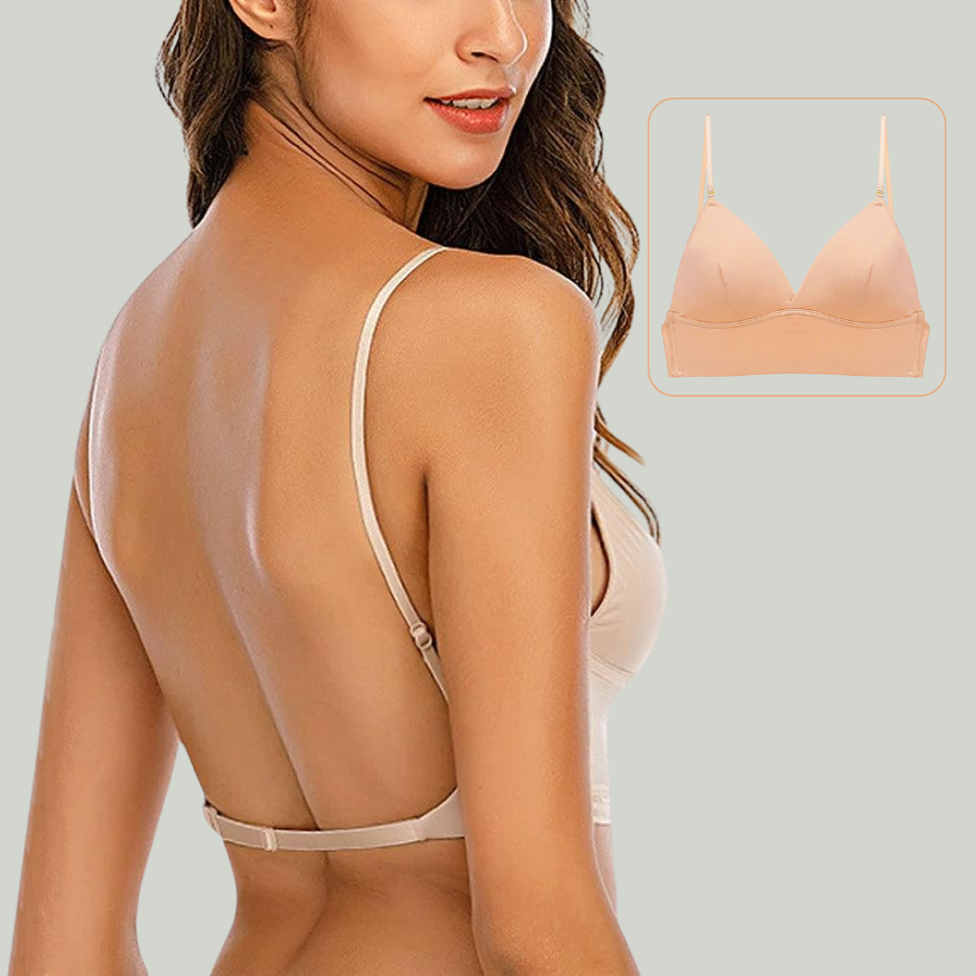 Dames bh met lage rug, ideaal voor avondkleding en zomer tops. Comfortabel en stijlvol.