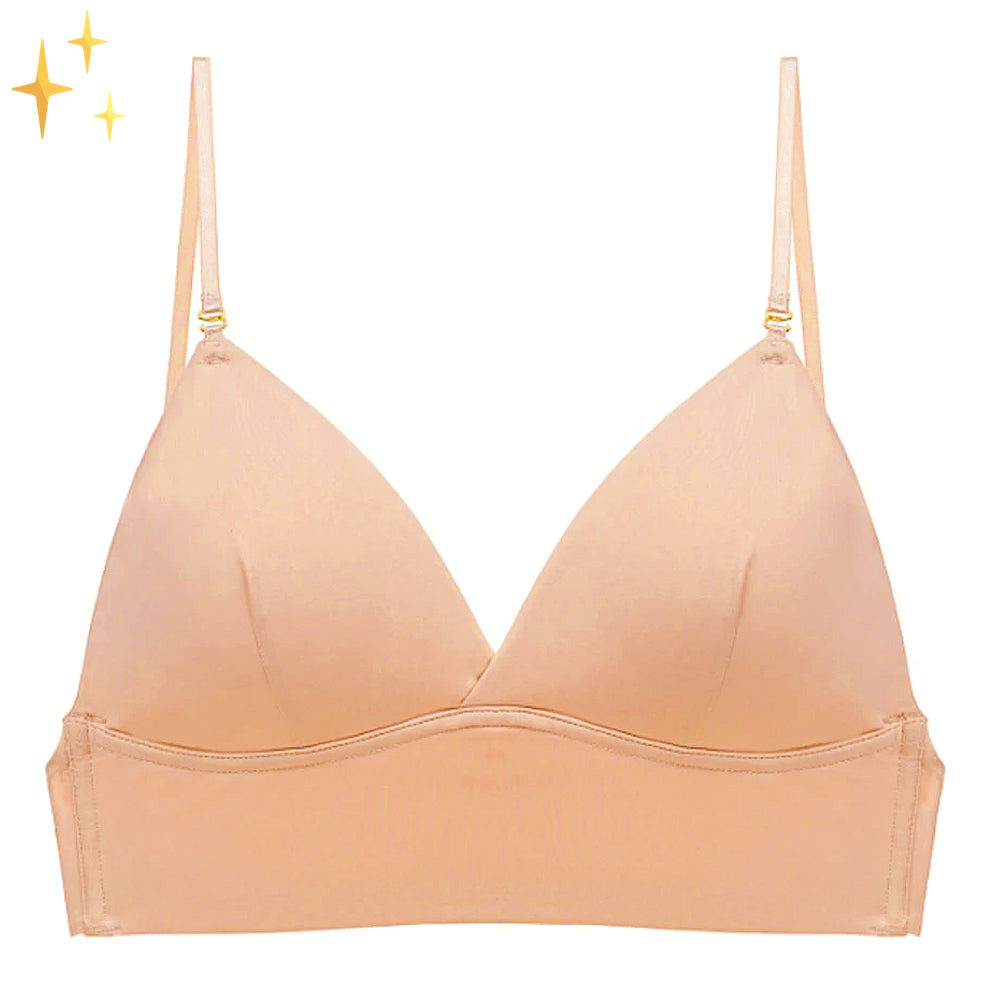 Stijlvolle en comfortabele naadloze dames bh met lage rug. Onzichtbaar onder je favoriete avondkleding.