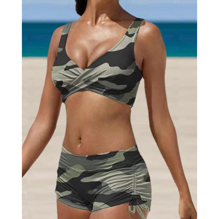 "Dames bikini in trendy kleuren, corrigerend met flatterende pasvorm, comfortabele bandjes voor zomerse strandlook."