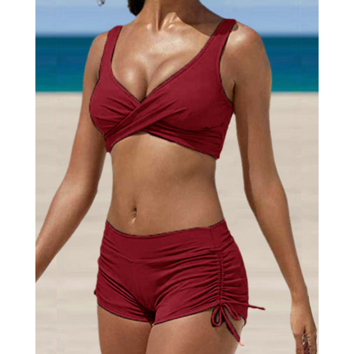 "Dames bikini in trendy kleuren, corrigerend met flatterende pasvorm, comfortabele bandjes voor zomerse strandlook."