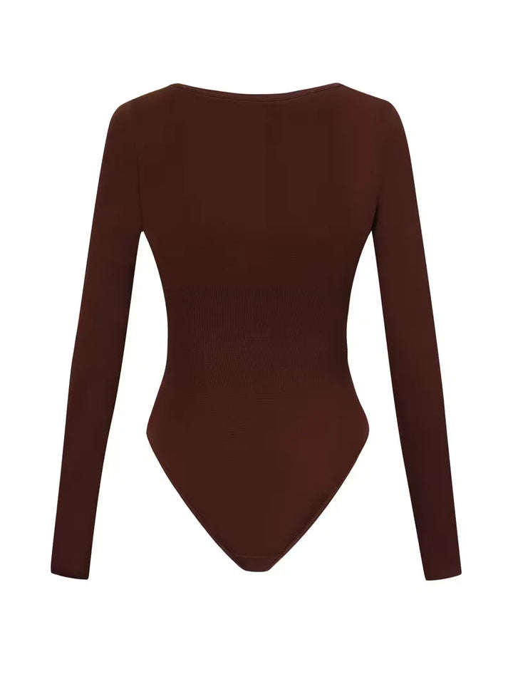 Gemakkelijk te dragen dames bodysuit lange mouwen, voor comfort de hele dag door. Een essentieel item.