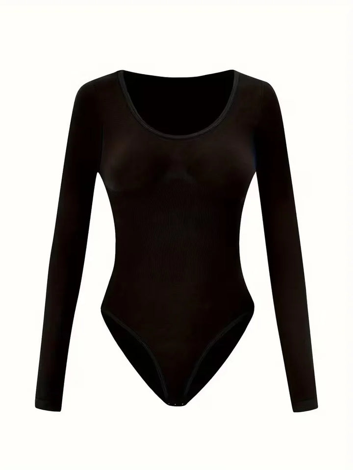 Warme dames bodysuit lange mouwen, ideaal voor de koudere dagen en als onderdeel van winterkleding.