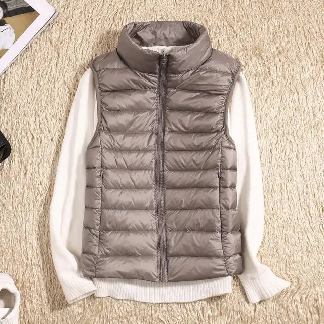 Moderne dames bodywarmer, veelzijdig vest voor zowel casual als sportieve outfits.