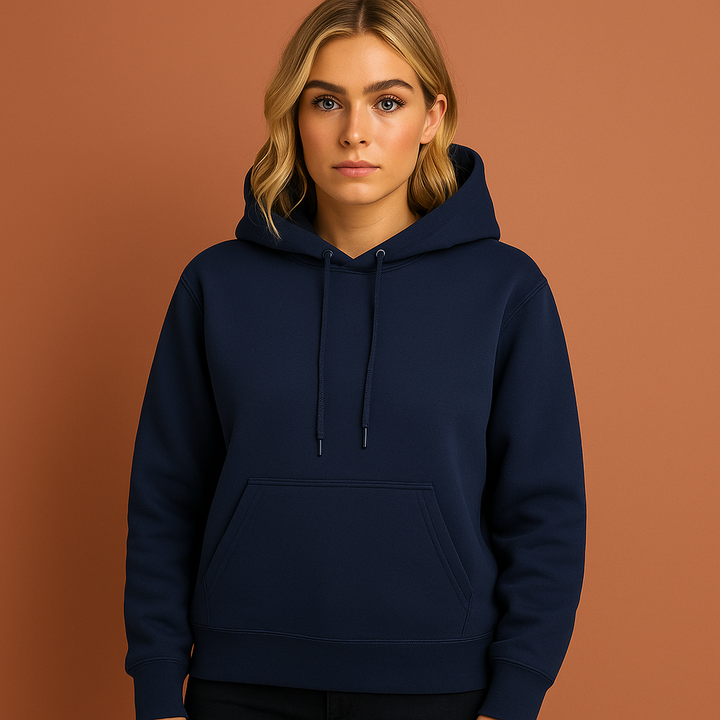 Dames casual hoodie, comfortabel en modieus. Relaxte pasvorm, perfect voor dagelijkse vrijetijdskleding.