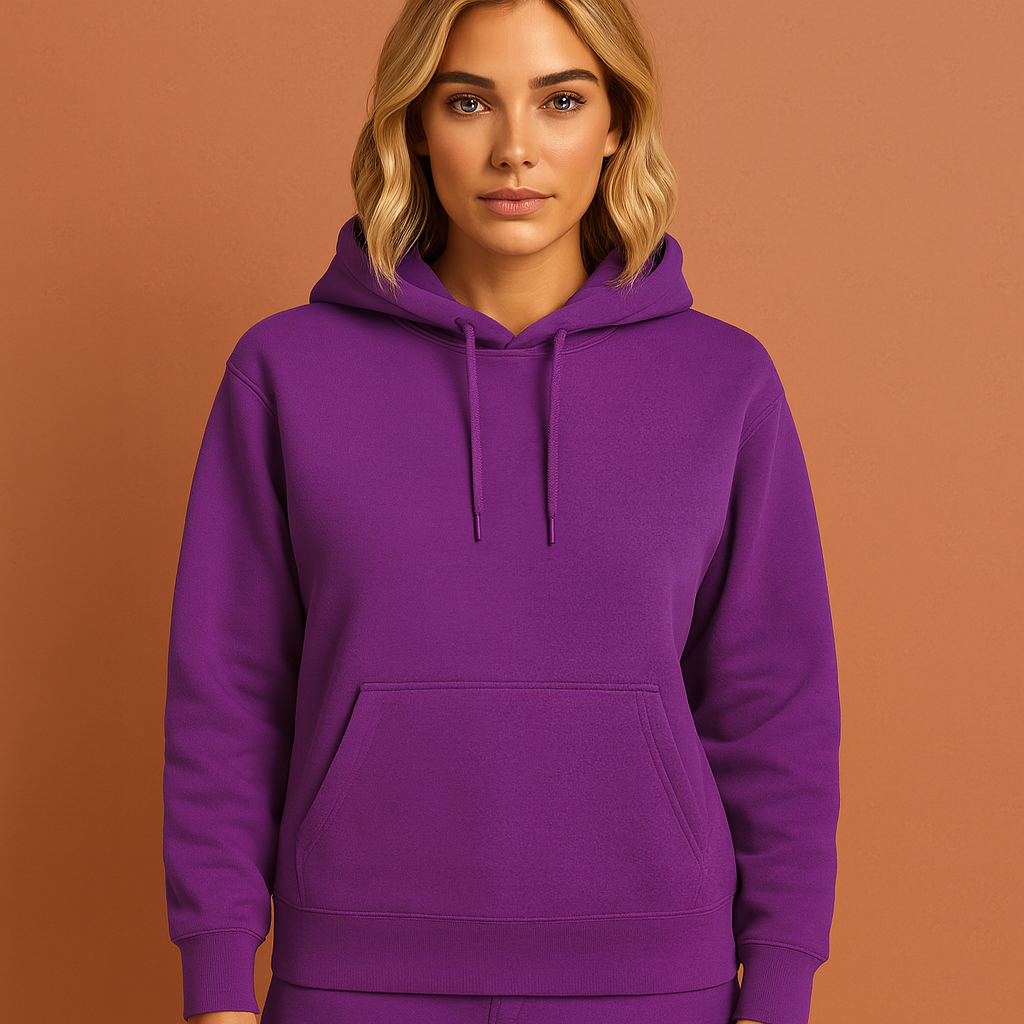 Comfortabele dames casual hoodie met relaxte pasvorm. Essentiële loungewear in diverse kleuren.