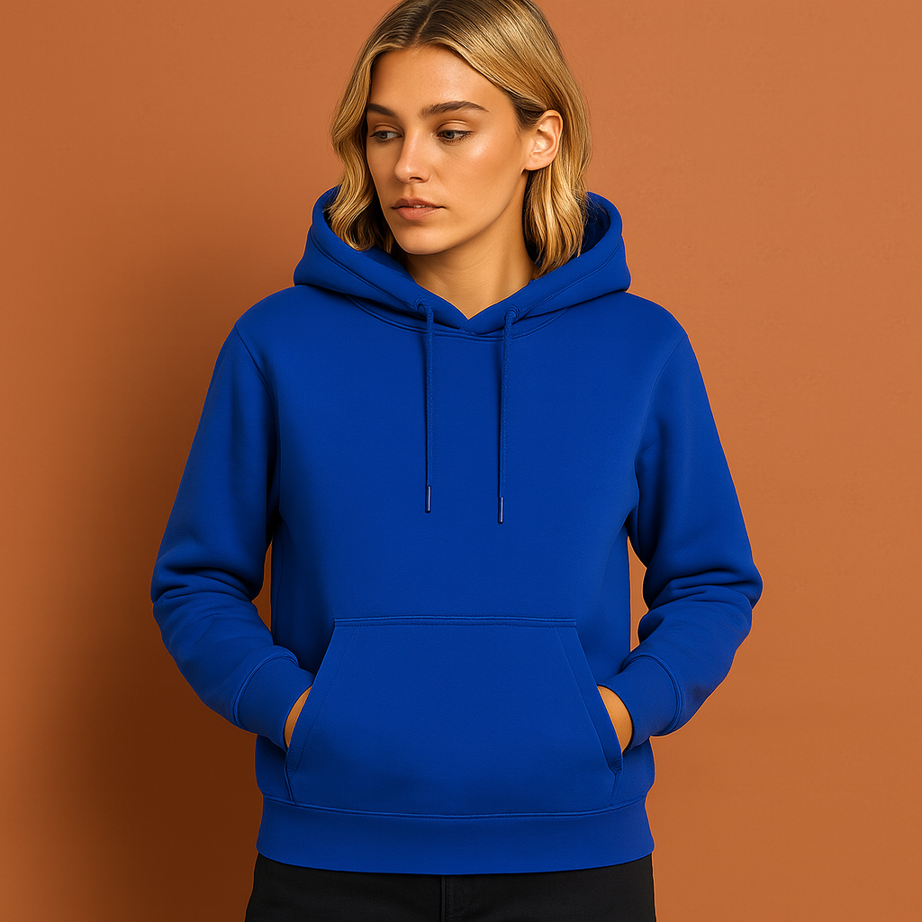 Zachte dames hoodie met relaxte pasvorm voor ultiem comfort. Ideaal als loungewear of sportieve outfit.