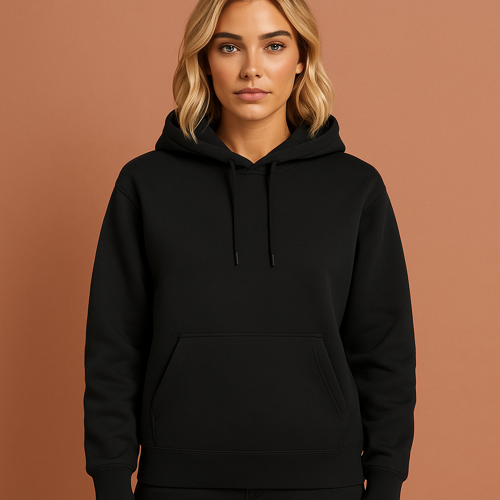 Modieuze dames hoodie met relaxte pasvorm, perfect voor een comfortabele en dagelijkse casual look.