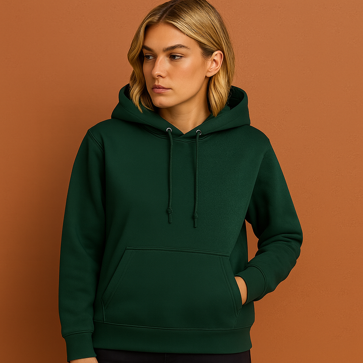 Grijze dames comfort hoodie, relaxte pasvorm, modieus en warm voor vrijetijd of dagelijks gebruik.