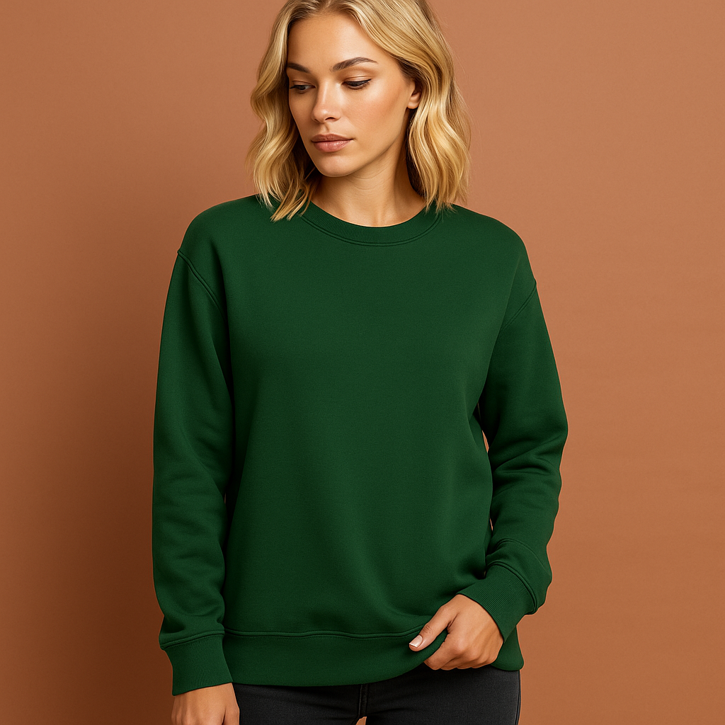 Dames Casual Sweatshirt: comfortabele kleding met een modieuze touch. Perfect voor relaxte pasvorm en streetwear.