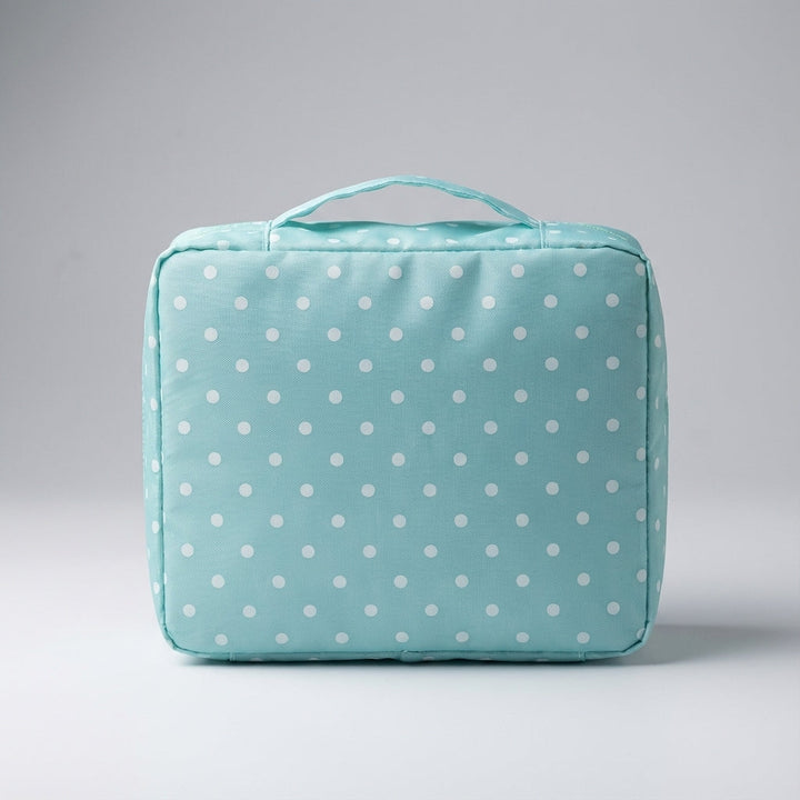 Compacte make-up reistas voor dames, perfect voor het georganiseerd opbergen van make-up en accessoires.