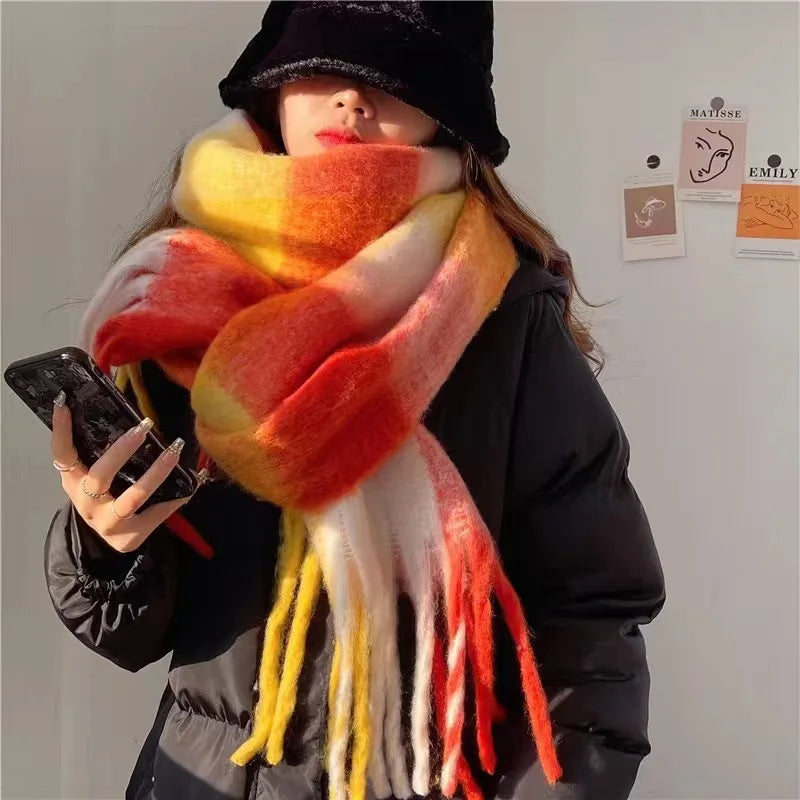 Hoogwaardige cashmere dames sjaal, een warm en stijlvol winteraccessoire.