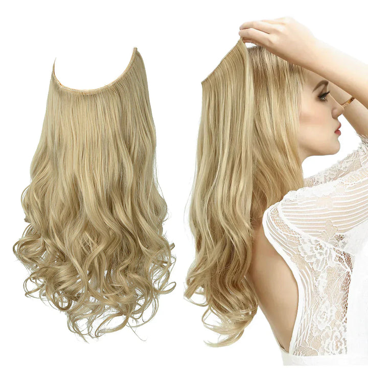 Warme bruine echthaar extensions, geven dames haar een rijke en volle look.