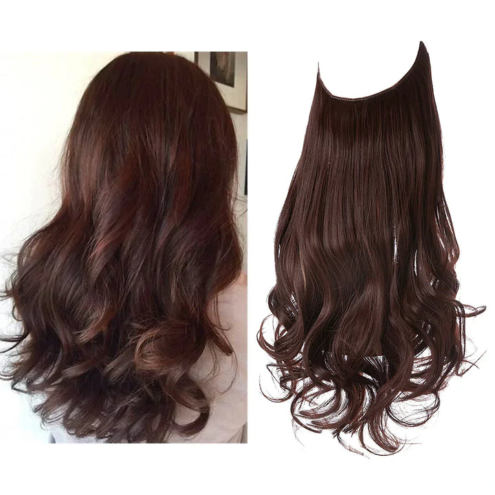 Dames echthaar extensions voor een complete haar metamorfose en natuurlijke look.