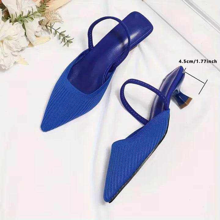 Damesschoenen met flare hak: de perfecte balans tussen elegantie en draagcomfort.