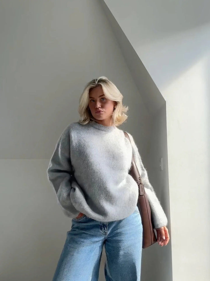 Comfortabele dames trui, veelzijdig voor elke gelegenheid; ideaal voor lente, herfst en winter.