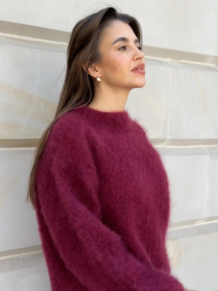 Stijlvolle dames trui, elegant en comfortabel, geschikt voor zowel casual als chique herfst-outfits.