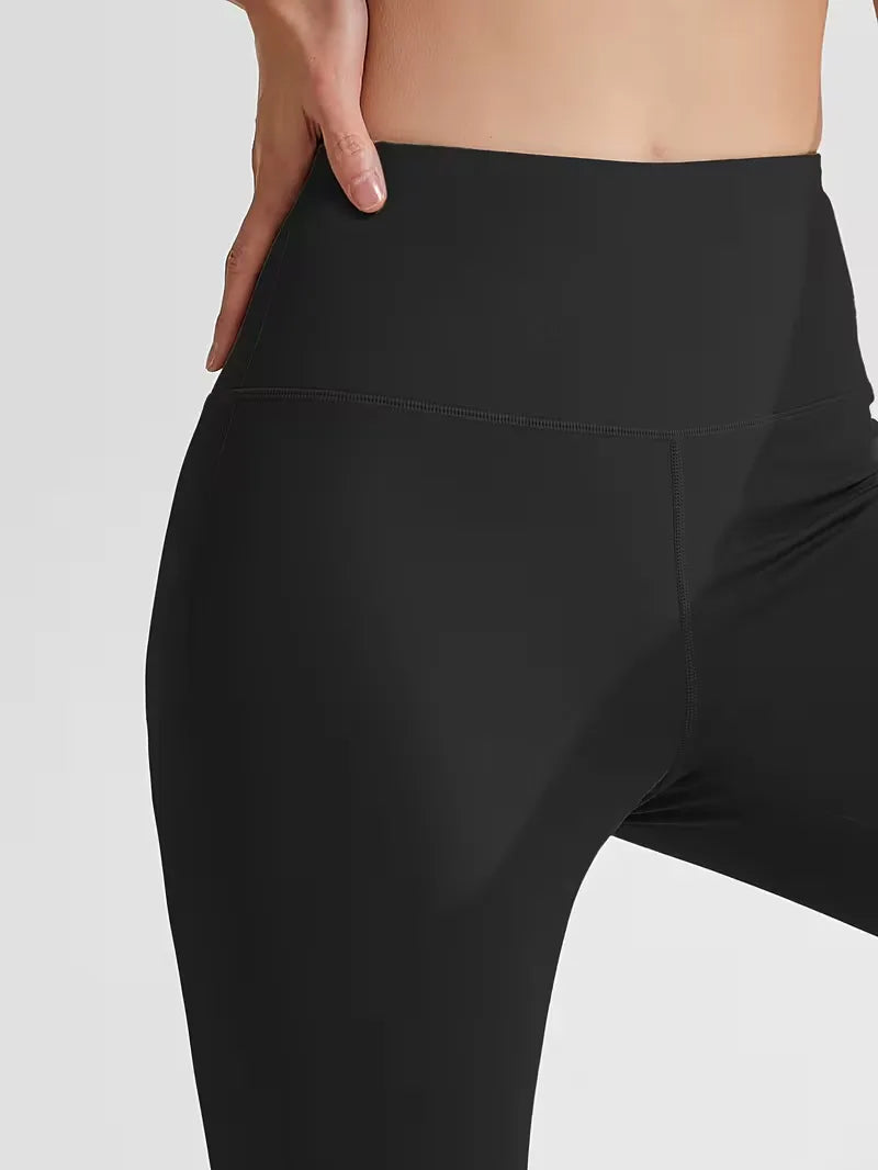 Bruine dames flared broek, hoge taille, slim fit, ideaal voor zowel casual als modieuze looks.