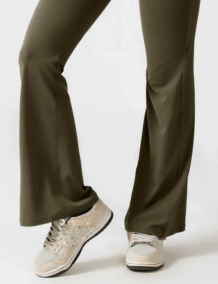 Shaping dames flared jumpsuit, met V-rug, elegant en comfortabel, perfect voor de zomer.