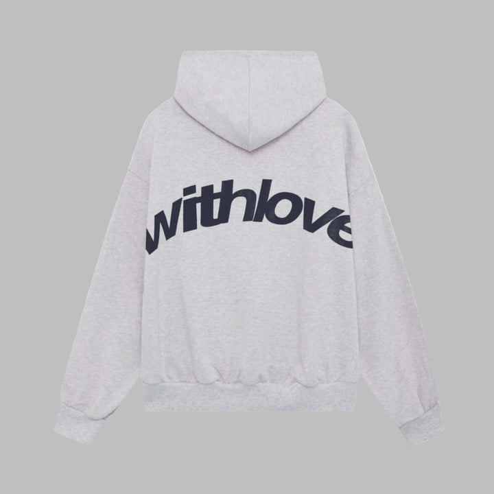 Dames fleece hoodie in gebreide stijl, warm en comfortabel voor casual herfstlooks