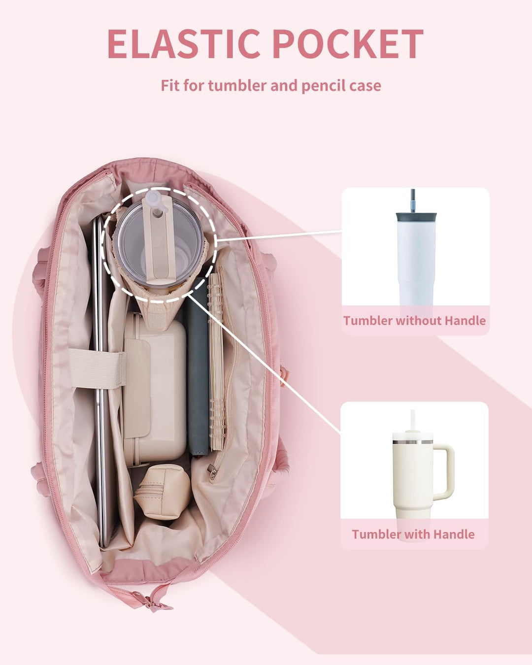 Elegante dames schoudertas voor kantoor, puffer look, met veilige laptop sleeve en bekerhouder.