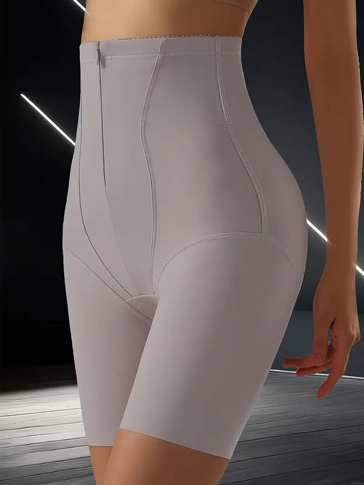 Dames hoge taille shapewear boxer, zwart, buikcontrole, billiftend, comfortabel en onzichtbaar.