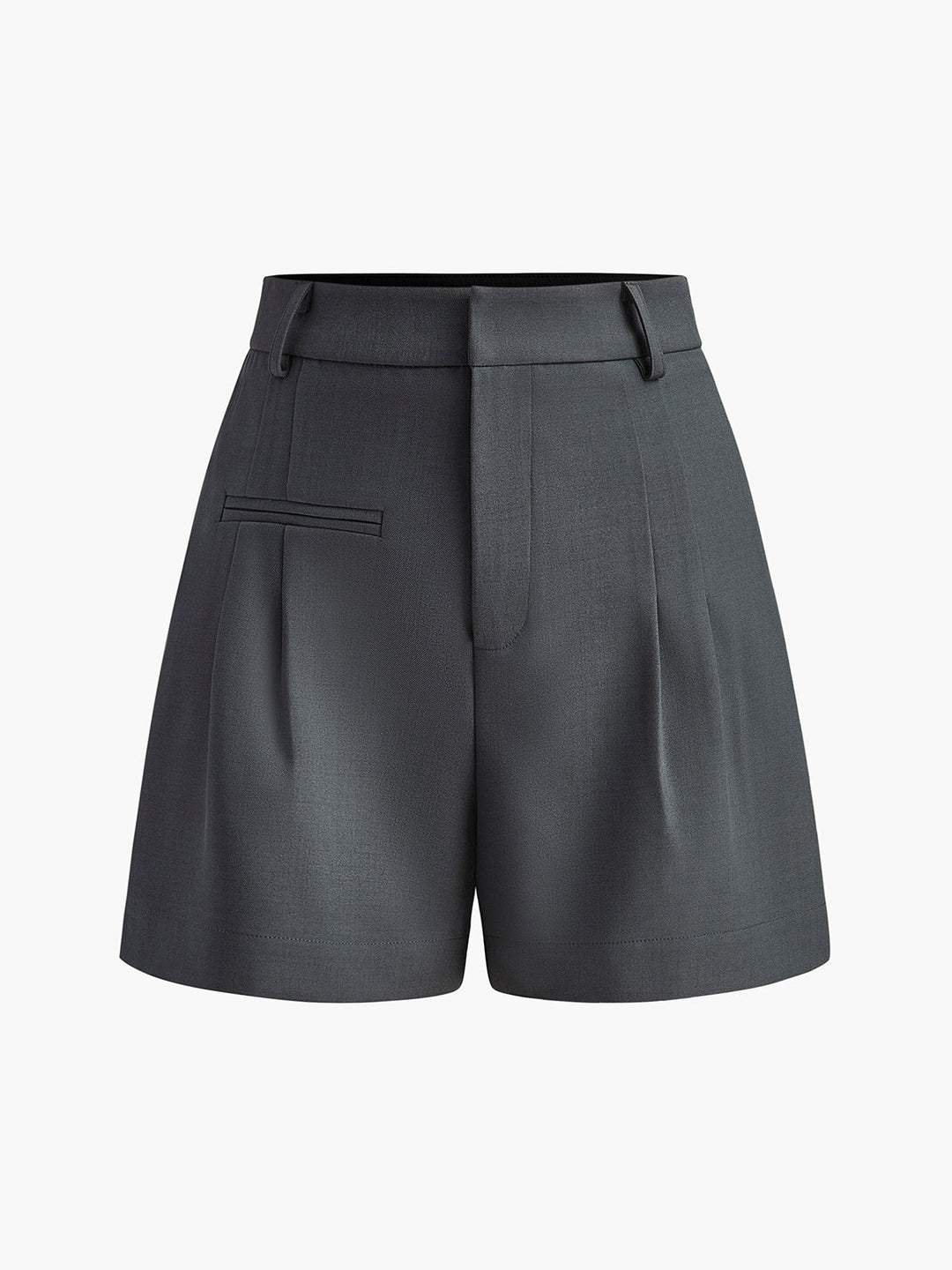 Comfortabele dames shorts met hoge taille, regular fit, voor een moeiteloze zomerlook.