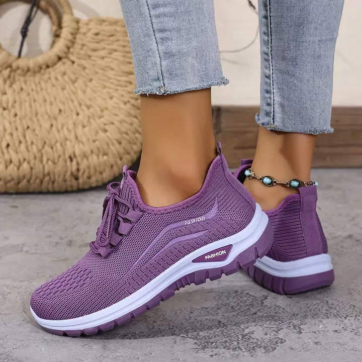 Ademende dames casual sneaker, lage cut, optimaal comfort voor elke dag.