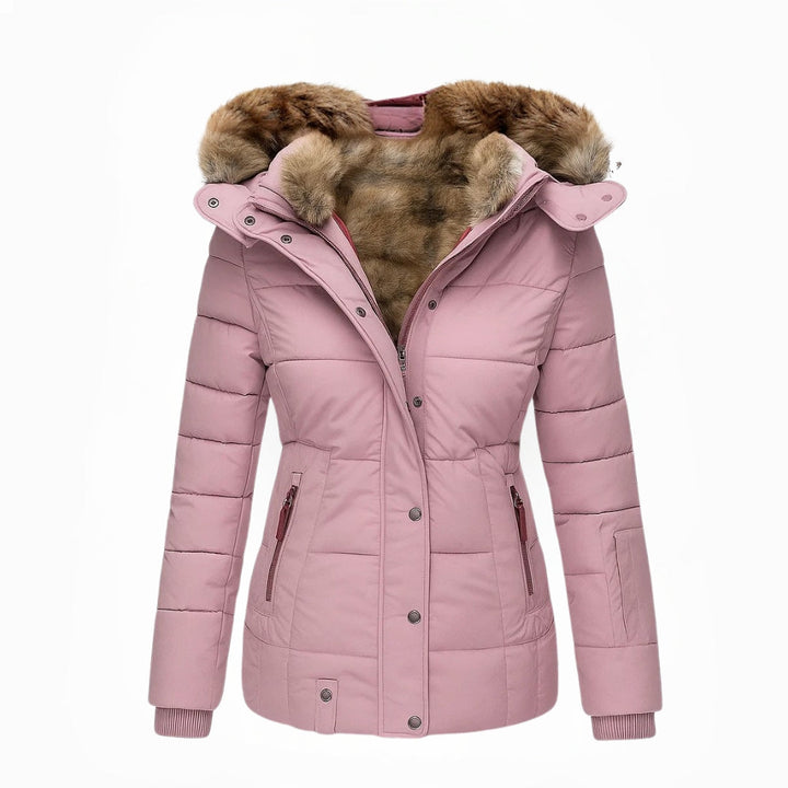 Veelzijdige dames winterjas lang, met capuchon voor een elegante en warme winterlook.
