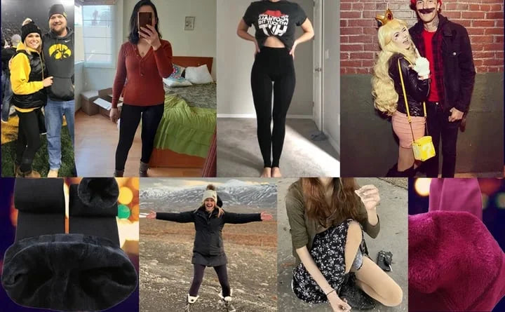 Dames legging: warm gevoerd, comfortabel, stretch en slankmakend. Ideaal als winterlegging voor elke dag.